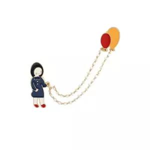 오아브로드 정장 뱃지 옷핀 캐릭터 풍선 소녀 브로치 큐티