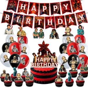 영화 생일 파티 장식 일회용 식기류 테이블보 냅킨 컵 접시 풍선 용품