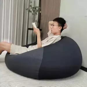 대형 빈백 경량 1인용 패브릭 좌식 소파 비즈백 쿠션 체어 라운지