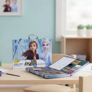 크레욜라 겨울왕국2 아트케이스 유아 컬러링 크레파스 색연필 그림그리기 크레용 미술도구