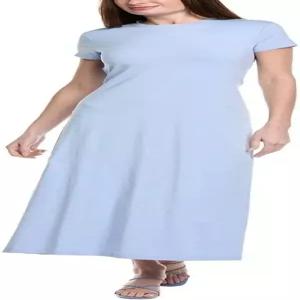 프로엔자 슐러 화이트 라벨 노엘 드레스 인 저지 라이트 옥스포드