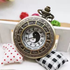 오아브로드 아날로그시계 기계식 레트로 패션 엔틱 회중시계 태엽 천간지