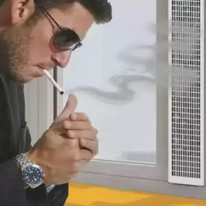 무타공 창문 환풍기 담배연기 환기구 사무실 업소용 후드 팬 담배 욕실 창틀형 저소음 환기