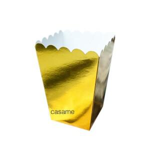 12pcs 종이 사탕 판지 팝콘 상자 파티 용품 순수 간식 음식 욕조 웨딩 키즈 생일