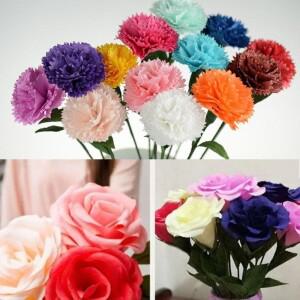 DIY 꽃 포장 꽃다발 종이 크레페 재료 두꺼운 주름진 수제