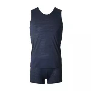 [롯데백화점]비너스 네이비 골프핏 아쿠아엑스 스트라이프 민소매런닝 드로즈세트[VMVS068VMPS068T]