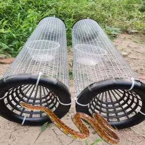 뱀트랩 뱀 퇴치 하수구 포획틀 통발 함정 덫 케이지 두더지 포획망 장어 미꾸라지 쥐 설치류