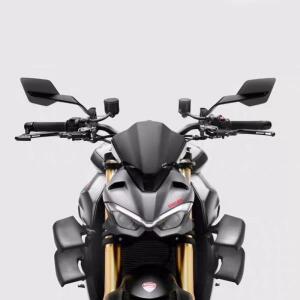 신형 범용 호환 바이크 오토바이 전기차 후방 거울 윈드 터널 날개 대형 뷰 리플렉터 알루미늄 합금 고충격