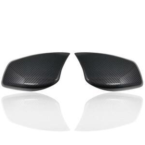광택 유광  검정색 도어 사이드 미러 커버 캡BMW E60 E61 E63 E64 5/6 시리즈 20032010
