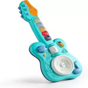 디드클롬 기타 피아노 학습 장난감 4-in-1 교육용 선물 터치 스트링 포함 18개월 된 에게 적합 소년 및