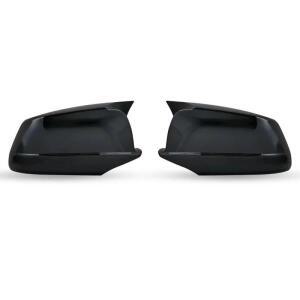 ABS 카본 글로스 블랙 백미러 커버 BMW F10 F11 5 시리즈 520i 용 호환 사이드 캡