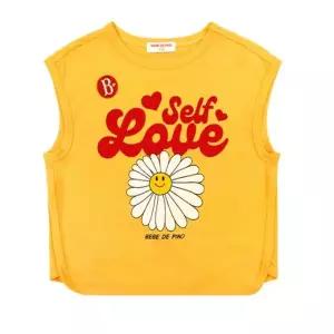 [베베드피노] BP52TR311 러브 데이지 루즈 핏 민소매 티셔츠