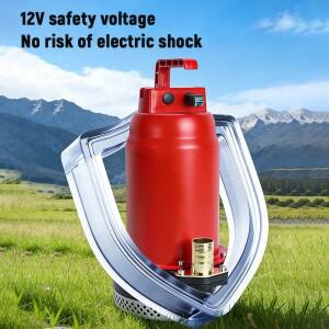 충전식 리튬 배터리 DC 수중 펌프 원격 제어 12V 200W 고유량 3.5m³/H 7M 헤드 농업용 관개