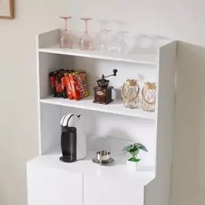 [가구리빙]스페이스 키친 800 상부장 white
