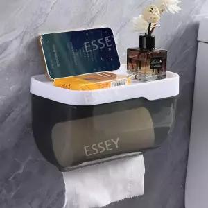 무타공반투명 욕실 화장실 휴지케이스 소형 대형 방수케이스