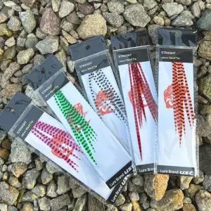 타이라바 스커트 지브라 실리콘 참돔 루어채비