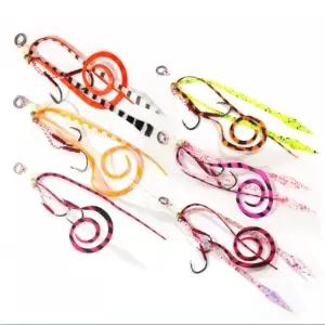 참돔루어스커트 나비훅세트 타이라바채비 바다낚시 다용도 교체용 스커트