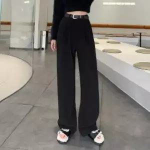 여성 핀턱 일상 골덴 코지 와이드바지