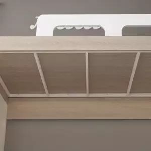 벙커형 침대책상 심플 세트 등학생 어른 수납형 더블 벽걸이 원룸 이층