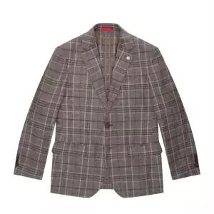 [롯데백화점]페라로밀라노 수입 린넨 체크 자켓 AM0DJK23157