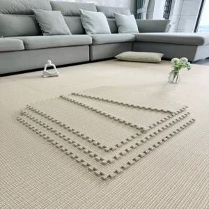 셀프 패브릭 방바닥매트 시공 타일카페트 방염 카페트