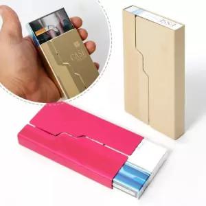 심플 담배케이스 에쎄 초슬림100s 알루미늄 메탈 휴대용 담배보관함 jUo2+7chH