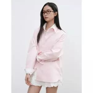 제너럴아이디어 GENERALIDEA UNI 레귤러핏 옥스포드 스트라이프 셔츠 PINK SBE3U03001 SBE3U03001PIW 41754