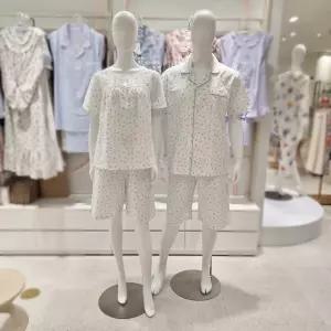 [AK수원점] [비비안] 면도비자가드플라워나염 커플파자마세트 WP6060BMP6060B