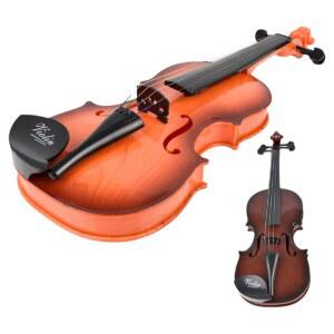 바이올린 악기 음악 밝은 시뮬레이션 음악놀이 활 갈색 놀이 초보자 선물 인 작은