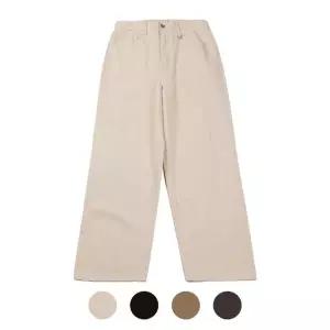 [모로엠] 와이드핏 남친룩 봄코디 절개 코튼 팬츠 SQ-PTA-5005M