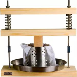 원목 치즈 두부 프레스기 95kg 고압 압착 스틸 스프링 메커니즘 수제 메이커 팅크처 오일 주서 추출기