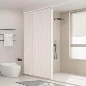 베란다 파티션 자바라 무타공 그레이 중문 슬라이드 접이도어 칸막이 현관문