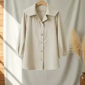 [옷자락]여성 캐주얼 데이트용 세일러 블라우스