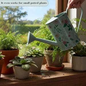 2리터 긴 주둥이 물뿌리개, 꽃 물주기용 물통, 화분 주전자, 대용량