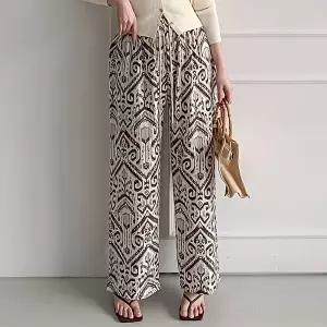 [유야]여성 시원한 나염 밴딩 통바지 SPN0706 봄 여름