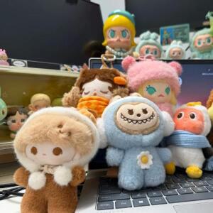 팝마트 플러피 앤 코지 시리즈 블라인드 박스 장난감 귀여운 가방 선물