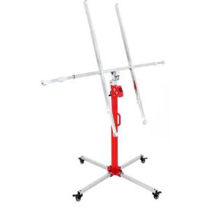 손으로 돌리는 석고보드 리프팅 도구 연마 리프터 이동식 소형 천장 천공 리프트