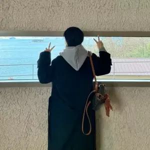 니트 후드 넥워머 바라클라바 그레이 후드워머 마스크