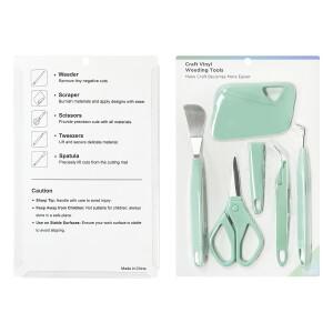 크리컷 & 실루엣, 시저 오라칼용 비닐 제거 도구 키트 5개, 기본