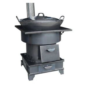 거꾸로난로 스토브 나무 난로 팰릿 주물난로 연소기 60x45 스마일리페이스 굽기