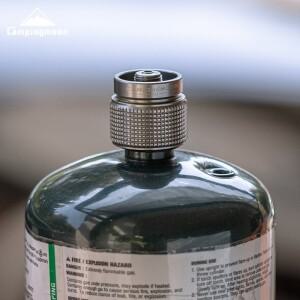 CAMPINGMOON Z22IPE 어댑터 미국 프로판 가스 탱크 변환기 알루미늄 합금 야외 캠핑 스토브 피팅 커넥터