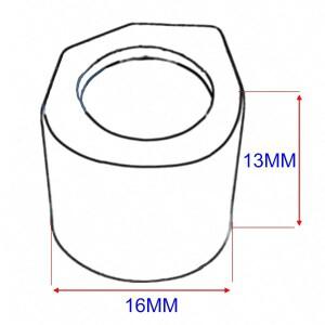 16x13 4G ~ 9G 다각형 변속기 롤러 웨이트 슬라이더 GY6 50 50CC 139QMB 스쿠터 DIO 리드 100 110 SCV100