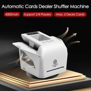 2In 1 카드 놀이 360 ° 회전 셔플러 기계 자동 도구 포커 장치