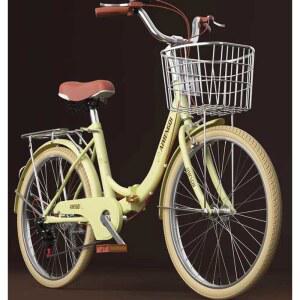 바구니 자전거 접이식 출퇴근 접이식자전거 여성용 장보기 클랙식자전거 레저 생활 인치