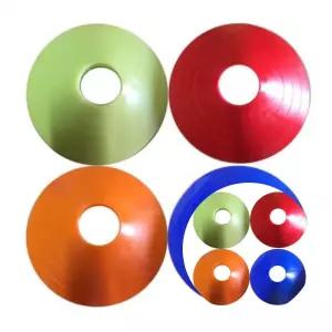 아이소파 접시콘 축구 미니콘 꼬깔 마커 10개 묶음 훈련용 위치 표시용 유도 식별명찰