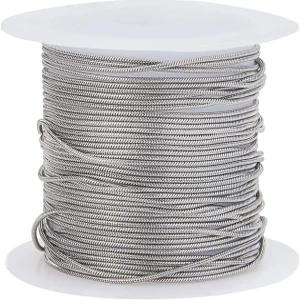 LiQunSweet 5m (16.4피트) 스테인리스 스틸 원형 미완성 고체 뱀 체인 레이어드 Y 목걸이 초커 팔찌 보석