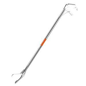 후주크 60인치 뱀 집게 전문가용 올 알루미늄 합금 엑스트라 헤비 듀티 파충류 잡기 포수 넓은 턱 처리 쓰레기 수거기 상부 공구 tool