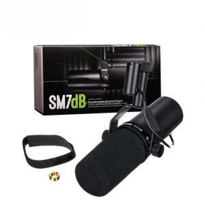SM7dB 업그레이드 스튜디오 다이나믹 마이크 녹음 장비 사운드 카드 세트 내장 앰프 포함