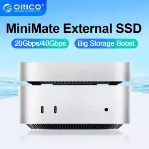 ORICO 외장 하드 드라이브 미니메이트 미니독 스토리지 확장, 데스크톱 독, SSD 스토리지, 40Gbps, 512GB,