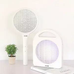 투인원 충전식 전기 모기채 라켓형 스탠드형 UV 해충 파리 벌레 킬러